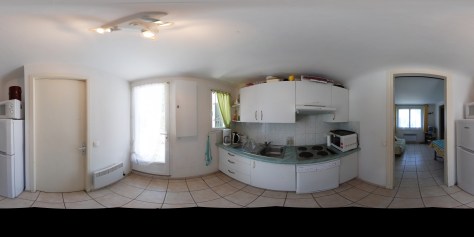 La cuisine : Vue panoramique